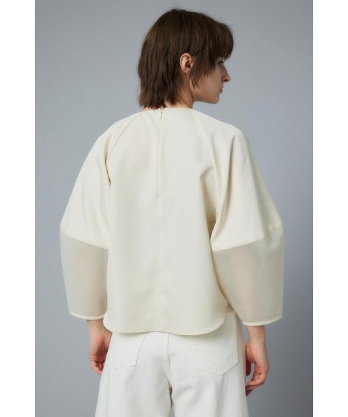 HeRIN.CYE(ヘリンドットサイ)/Volume sleeve docking blouse/img03