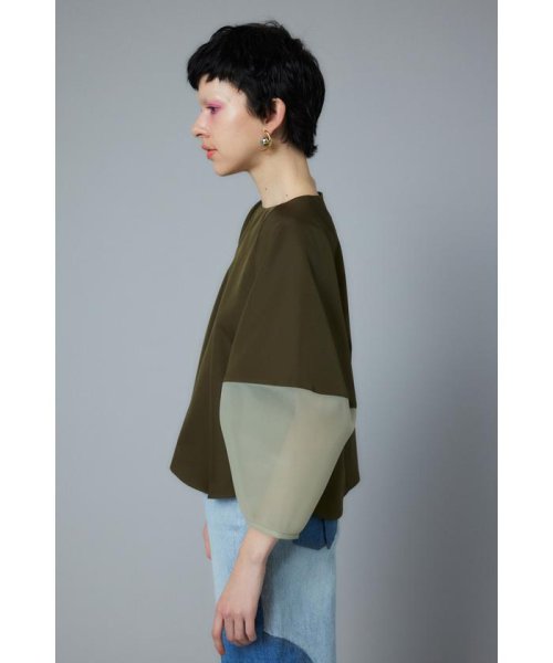 HeRIN.CYE(ヘリンドットサイ)/Volume sleeve docking blouse/img08