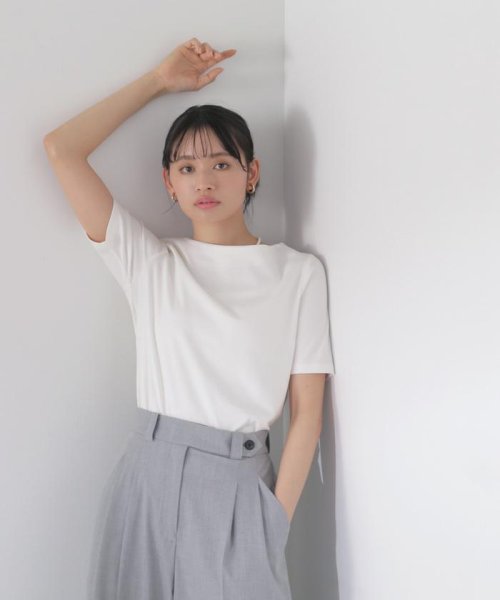 NATURAL BEAUTY BASIC(ナチュラルビューティーベーシック)/ベーシックTシリーズ ボートネック/img23