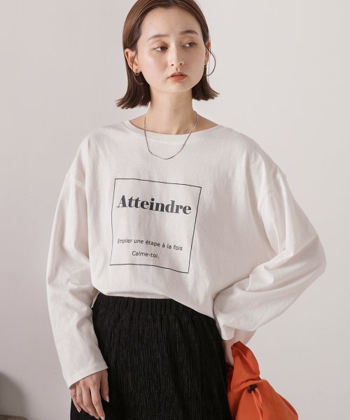 ad thie(アドティエ)/ロゴプリント オーバーサイズTシャツ/img10