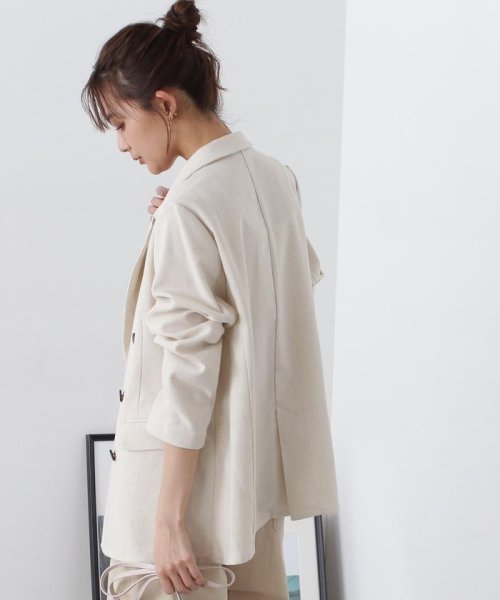 N Natural Beauty Basic(エヌナチュラルビューティベーシック)/麻混ダブルジャケット《S Size Line》/img12