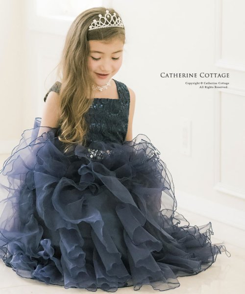 Catherine Cottage(キャサリンコテージ)/ウエストビジューのゴージャスフリルロングドレス/img21