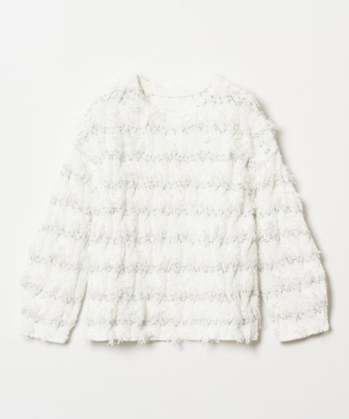 カットジャカードバルーンプルオーバー 