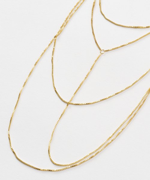 【SASKIA DIEZ/サスキアディツ】レイヤードネックレス ゴールド SASKIA DIEZ/サスキアディツ