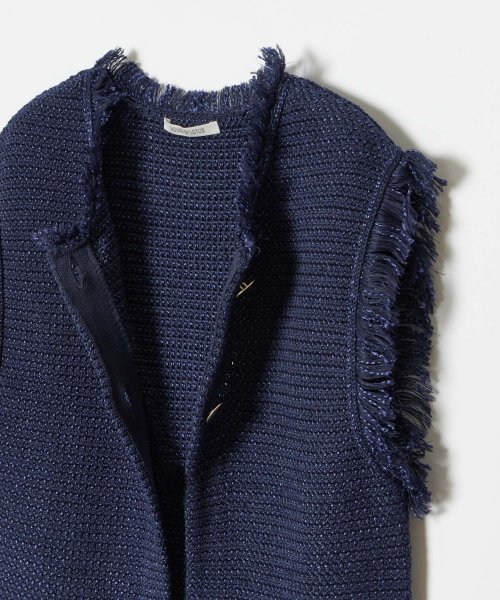 ツイードフリンジジレ 