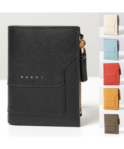 MARNI 二つ折り財布 PFMO0054U0 LV520 スモール ミニ財布 LV520 MARNI 二つ折り財布 PFMO0054U0 スモール