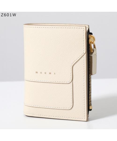 MARNI 二つ折り財布 PFMO0054U0 LV520 スモール ミニ財布 LV520 MARNI 二つ折り財布 PFMO0054U0 スモール