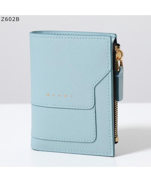 MARNI 二つ折り財布 PFMO0054U0 LV520 スモール ミニ財布 LV520 MARNI 二つ折り財布 PFMO0054U0 スモール