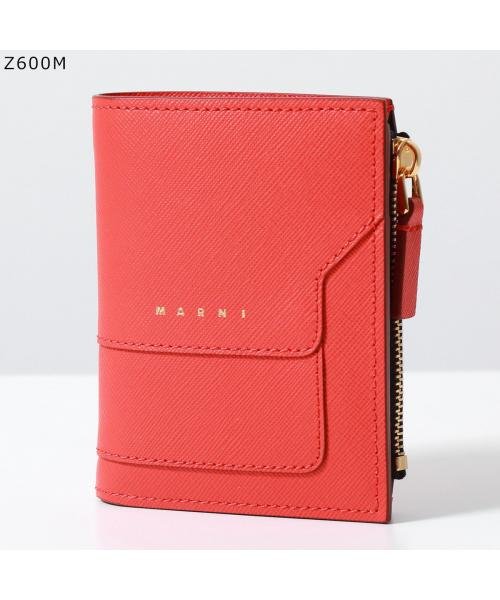 MARNI 二つ折り財布 PFMO0054U0 LV520 スモール ミニ財布 LV520 MARNI 二つ折り財布 PFMO0054U0 スモール