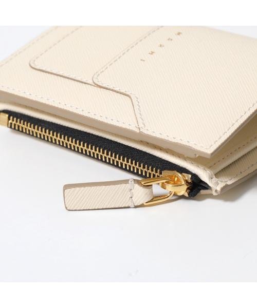 MARNI 二つ折り財布 PFMO0054U0 LV520 スモール ミニ財布 LV520 MARNI 二つ折り財布 PFMO0054U0 スモール