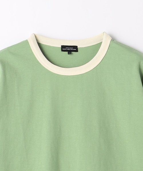 green label relaxing （Kids）(グリーンレーベルリラクシング（キッズ）)/TJ 天竺 リンガー Tシャツ 140cm－160cm/img16