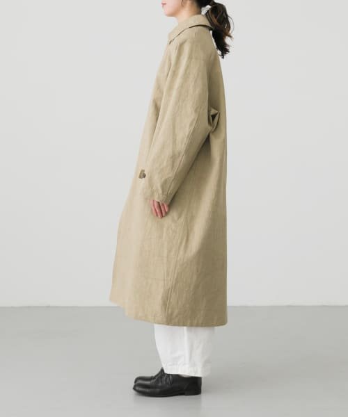 ステンカラーラグランビッグコート 