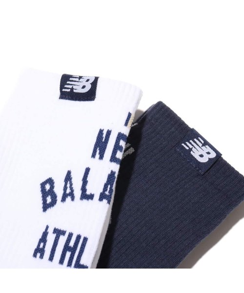 new balance(ニューバランス)/ニューバランス ミッドカフ 2P ソックス/img02