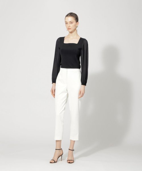 【Precious 2024年5月号掲載】クリーンストレッチ テーパードパンツ  TM2773543212(21450円)