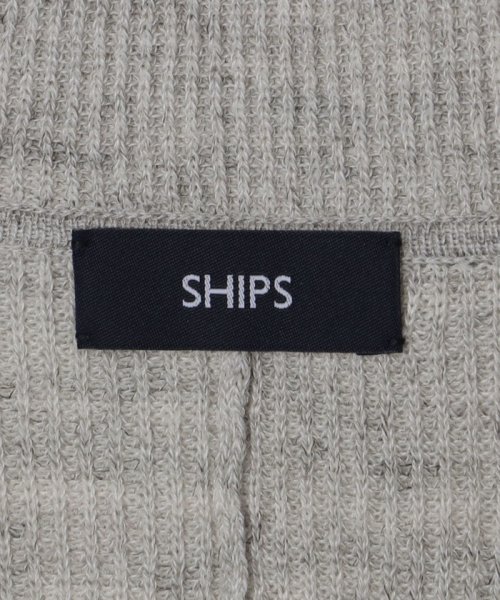 SHIPS MEN(シップス　メン)/SHIPS:〈手洗い可能〉14ゲージ リネン ニット 2ボタン ジャケット/img13