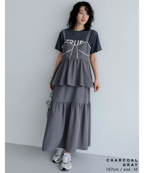 Re:EDIT(リエディ)/[2024SS COLLECTION]TRUEメタリックロゴプリントTシャツ/img23