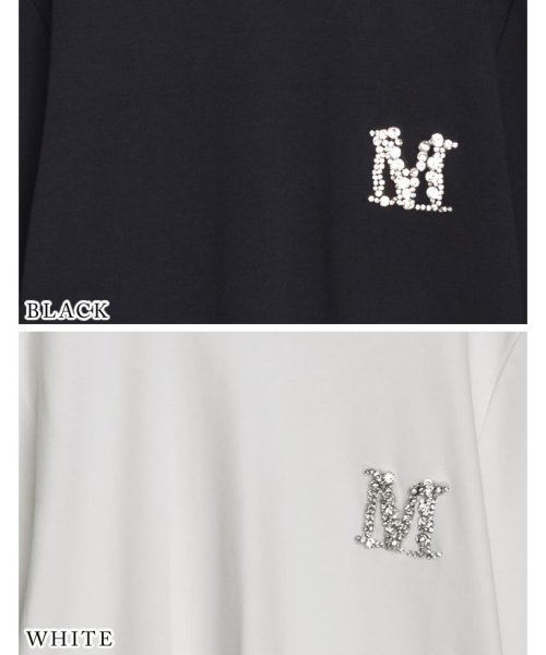 Re:EDIT(リエディ)/[2024SS COLLECTION][MEISM by Re:EDIT][UVカット][吸水][速乾]MロゴビジューモチーフTシャツ/img14