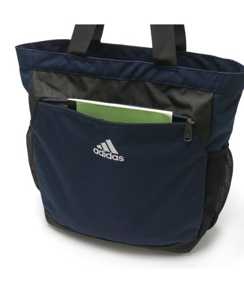 Adidas(アディダス)/アディダス トートバッグ ファスナー付き 大きめ マチあり adidas 縦型 肩掛け 大容量 キッズ ジュニア サブバッグ 小学生 中学生 高校生 63793/img07