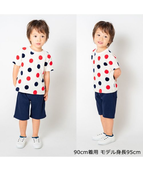 moujonjon(ムージョンジョン)/【子供服】 moujonjon (ムージョンジョン) ストレッチツイル6分丈ハーフパンツ 90cm～140cm M33101/img09