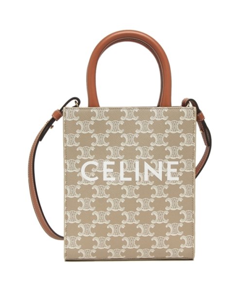 CELINE(セリーヌ)/セリーヌ ハンドバッグ ショルダーバッグ ミニバーティカルカバ ミニバッグ ベージュ ブラウン レディース CELINE 194372FLT 02GR/img05