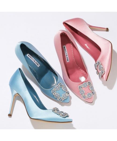 MANOLO BLAHNIK(マノロブラニク)/MANOLO BLAHNIK パンプス HANGISI OPAL SATIN 105 /img01