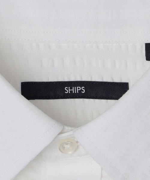 SHIPS MEN(シップス　メン)/*SHIPS: 防シワ・吸水速乾 Drymix(R) ワンポイント シアサッカー ボタンダウンシャツ/img17