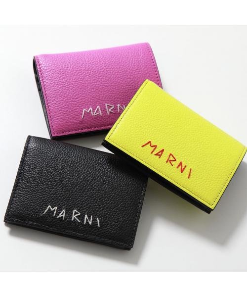 MARNI(マルニ)/MARNI 二つ折り財布 PFMOQ14Q08 P6533 レザー/img01