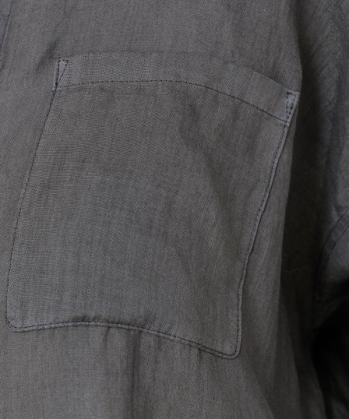 UNTITLED(アンタイトル)/【セットアップ可能／麻100】ラミー ポケットデザインシャツ/img32