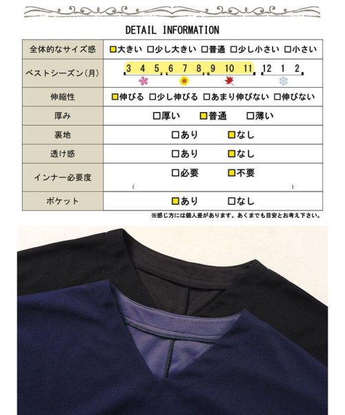 GOLD JAPAN(ゴールドジャパン)/大きいサイズ レディース ビッグサイズ 裾ドロストVネックワンピース/img18