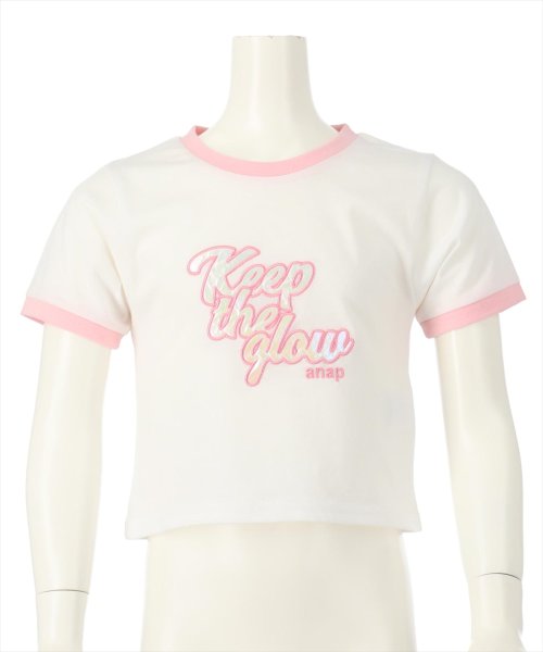 ANAP KIDS(アナップキッズ)/オーロラ ワッペン リンガー Tシャツ/img07