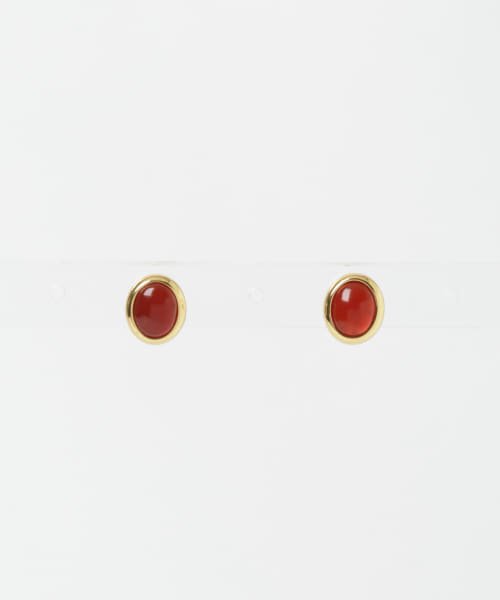 SMELLY(スメリー)/SMELLY so’　carnelian oval pierce/img05