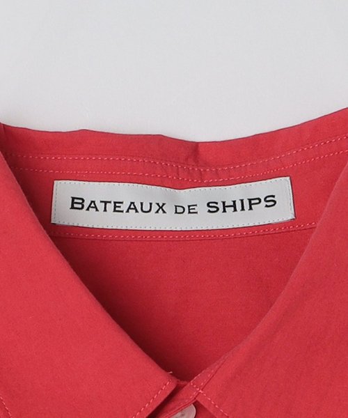 SHIPS MEN(シップス　メン)/BATEAUX DE SHIPS: レギュラーカラー コットン シャツ 〈単色/ドット〉/img02