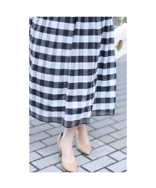 Sawa a la mode(サワアラモード)/レディース 大人 上品 リバーシブルで着れるチェック柄スカート/img19