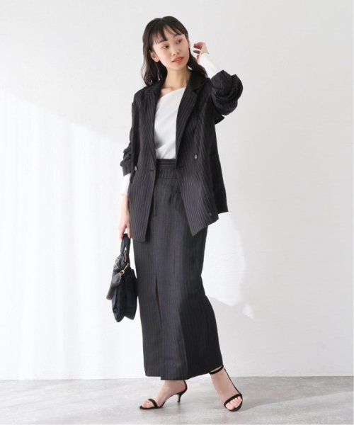 journal standard  L'essage (ジャーナルスタンダード　レサージュ)/【JANE SMITH/ジェーンスミス】WASHED CUPRO STRIPE JK：ジャケット/img03