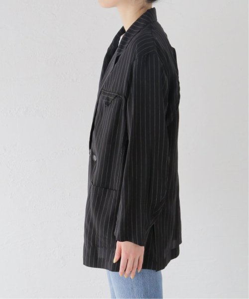 journal standard  L'essage (ジャーナルスタンダード　レサージュ)/【JANE SMITH/ジェーンスミス】WASHED CUPRO STRIPE JK：ジャケット/img13