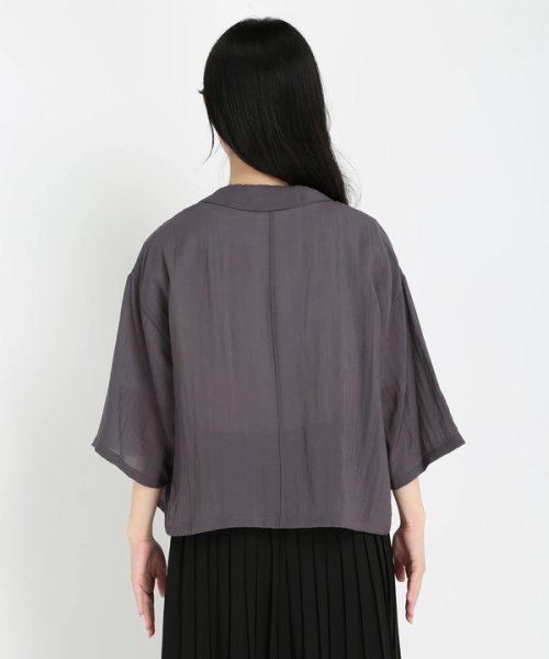 ノーカラージャケット 