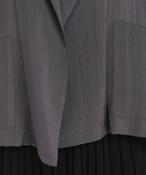 ノーカラージャケット 