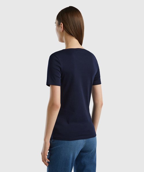 BENETTON (women)(ベネトン（レディース）)/ループロゴクルーネック半袖Tシャツ・カットソー/img25