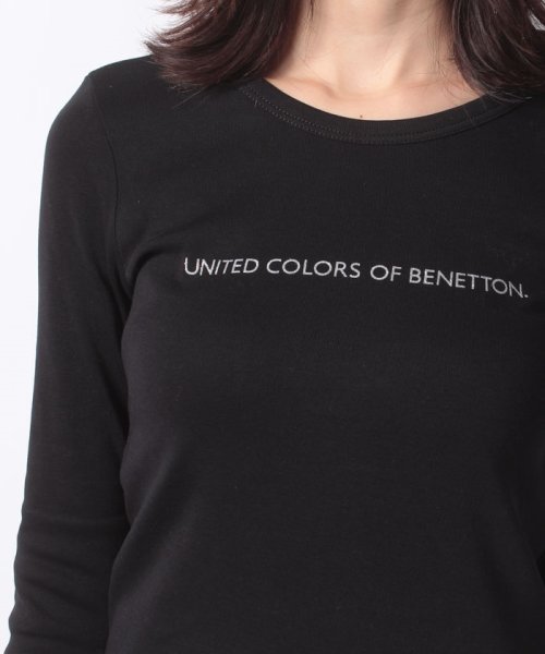 BENETTON (women)(ベネトン（レディース）)/ブランドロゴコンパクトロングTシャツ・カットソー/img07