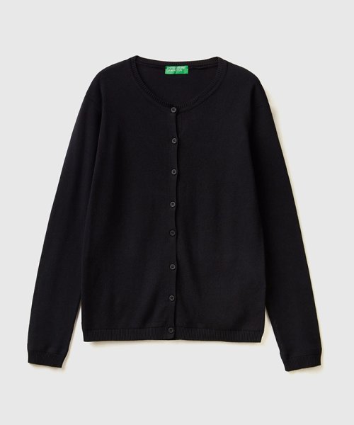 BENETTON (women)(ベネトン（レディース）)/コットン100％無地クルーネック長袖カーディガン/img03