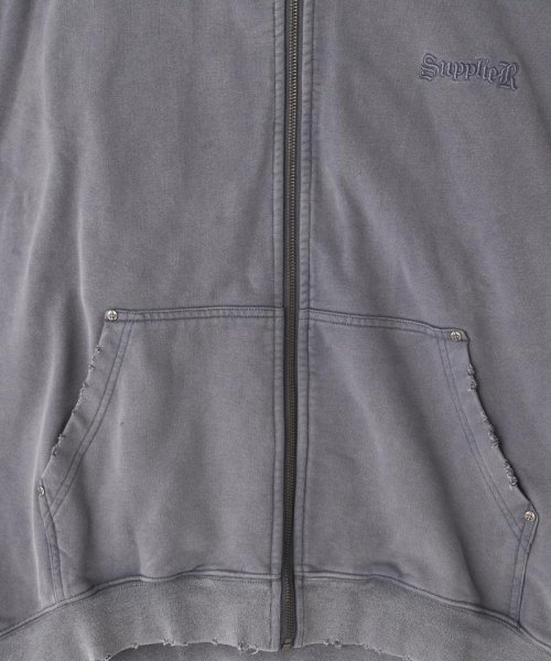 LHP(エルエイチピー)/Supplier/サプライヤー/STUDS CROSS ZIP HOODIE/img15