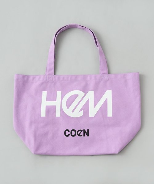 coen(coen)/HeM（ヘム）別注ロゴトートバッグLサイズ/img07