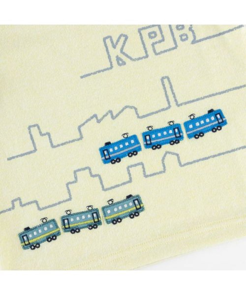 KP BOY(ケーピーボーイ)/KPBOY(ケーピーボーイ)ボーダーレイヤード風電車柄長袖Tシャツ(80～90)/img07