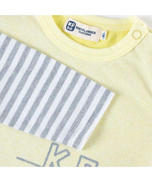 KP BOY(ケーピーボーイ)/KPBOY(ケーピーボーイ)ボーダーレイヤード風電車柄長袖Tシャツ(80～90)/img08