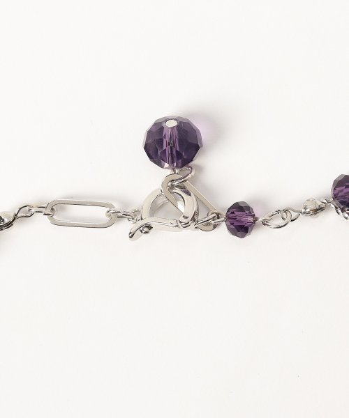 ガラスビーズネックレス 