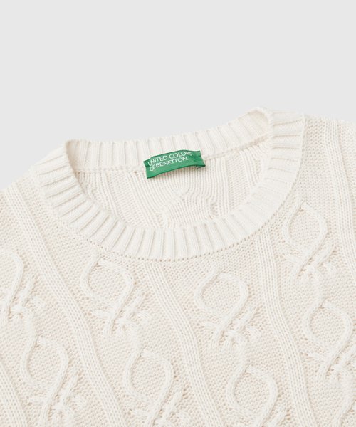 BENETTON (mens)(ベネトン（メンズ）)/コットン100％モノグラム柄クルーネックニットセーター/img15