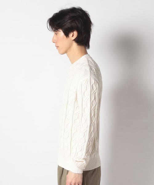 BENETTON (mens)(ベネトン（メンズ）)/コットン100％モノグラム柄クルーネックニットセーター/img17