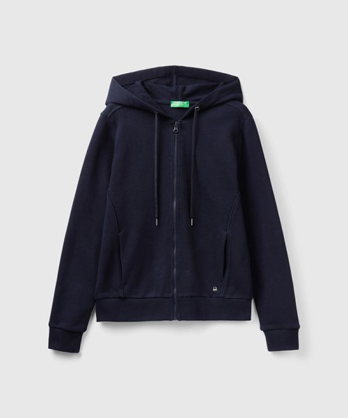 BENETTON (women)(ベネトン（レディース）)/ブランドロゴマーク入りフルジップアップパーカー/img13