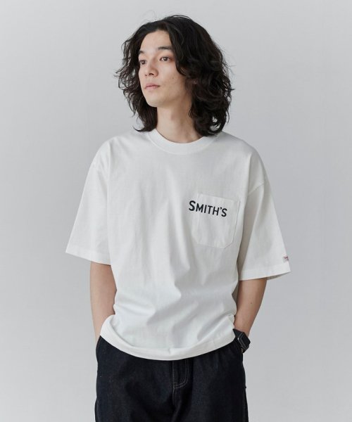 coen(coen)/SMITH’S（スミス）別注ロゴプリントポケットTシャツ/img04