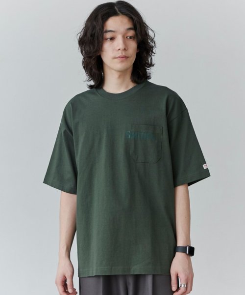 coen(coen)/SMITH’S（スミス）別注ロゴプリントポケットTシャツ/img10